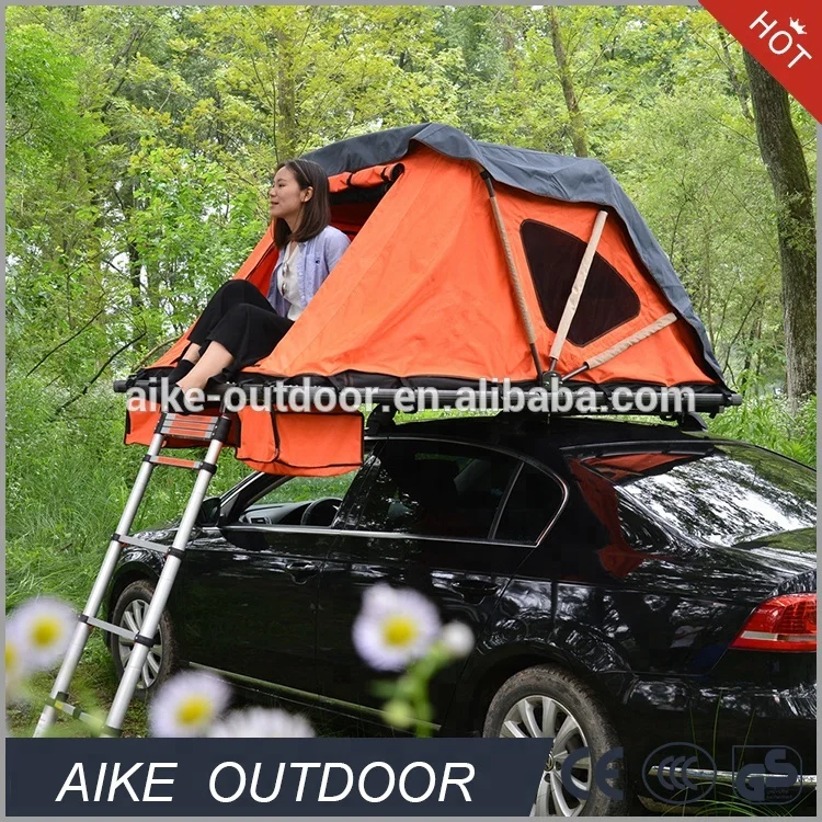 Rooftop Roof Top Tent 2.2x1.8M Camper Trailer 4WD 4X4 Camping CarRack Ladder