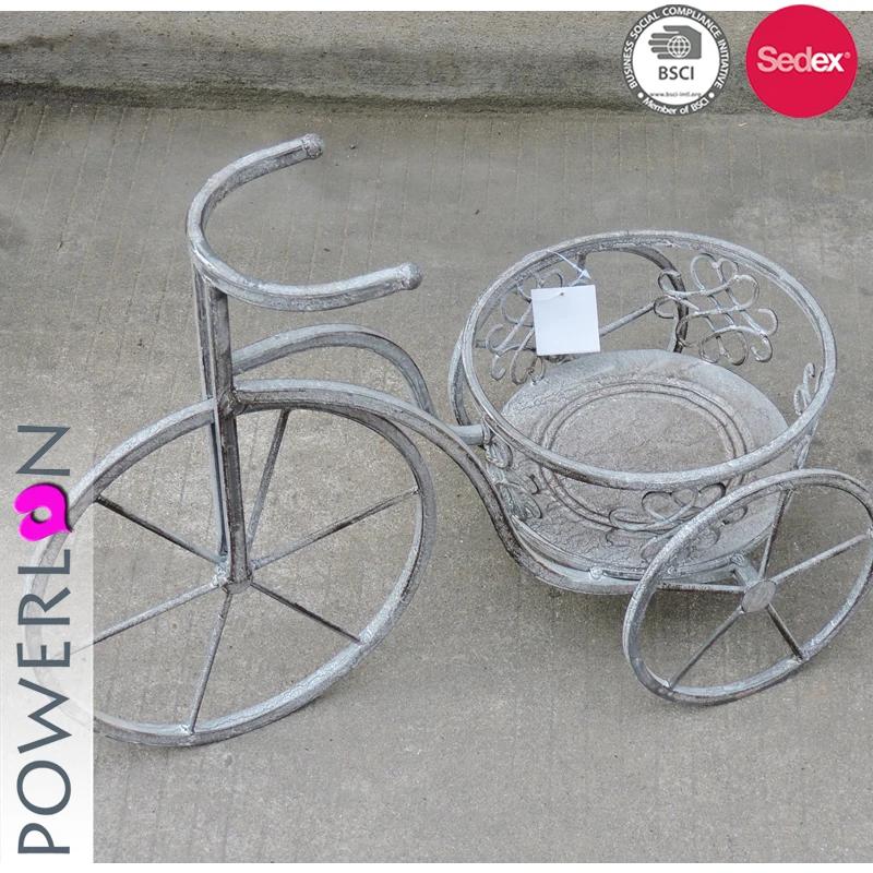 New Design Garden Bicycle Plant Pot Holder In Flower Pot Planters Terracotta Pot