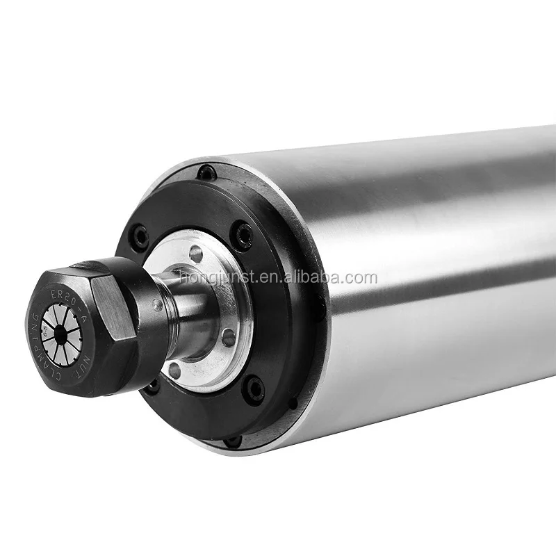 
4 bearing water cooled 3KW spindle motor 220V 100MM diameter 4 pcs bearing ER20 GDZ-100-3.0 