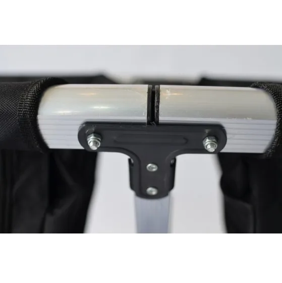 Foldable portable double seats camping chair with storage