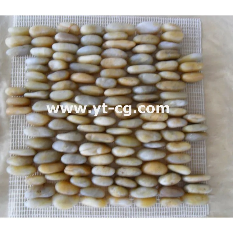 
river rock pebble mosaic/ river rock mosaic tile/ pebble stone mosaic 