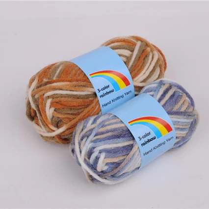 
acrylic wool yarn blend yarn winter warm for hand knitting 
