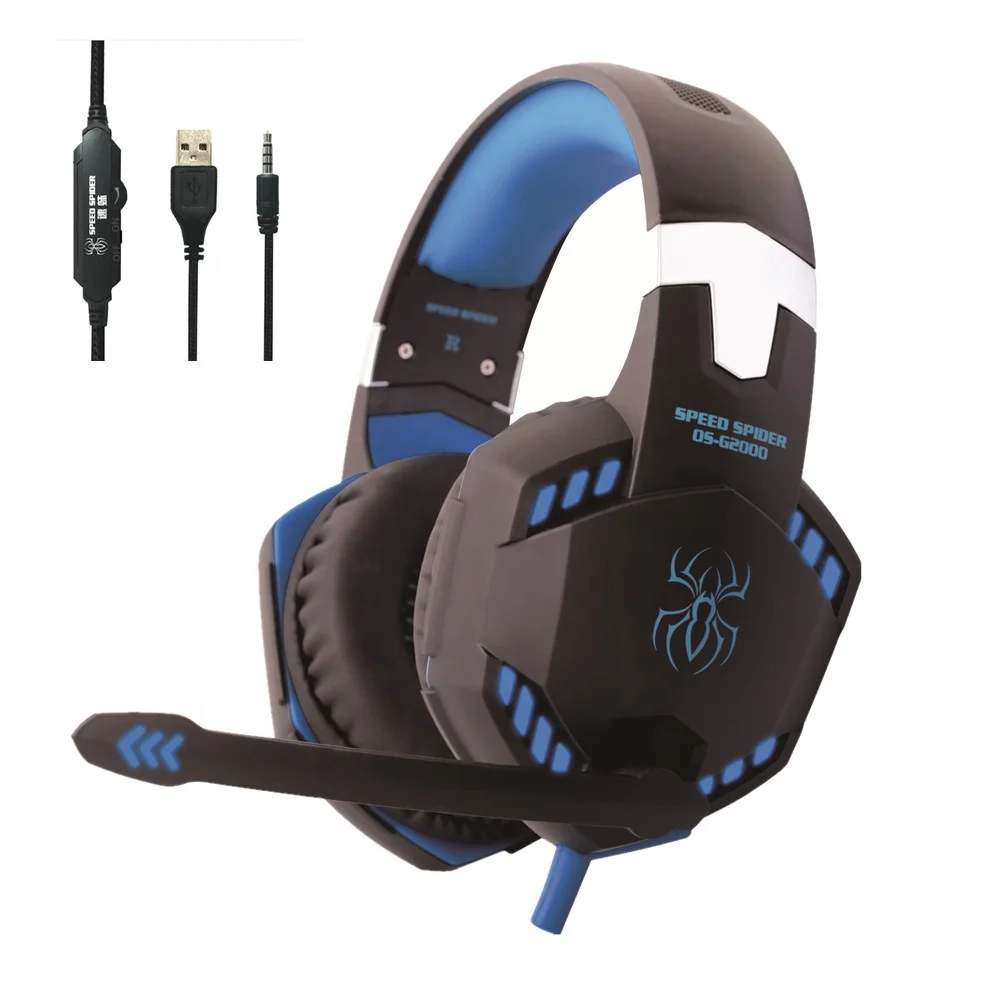 G2000 50mm Headphone Driver Wired Over-Ear Electronic Accessories 7.1 Headset Gaming Casque PS4