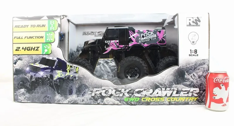  RW 2 4G 1/8 масштаб 6WD 6x6 rc автомобиль монстр-Трак rock crawler электрический