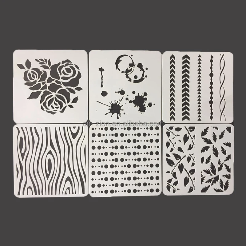 
Alibaba express Plastic drawing stencil/Template sets for children drawing 