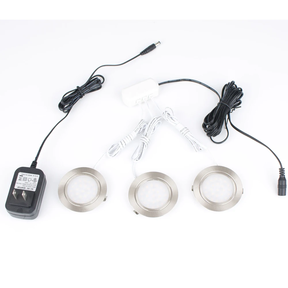 
CE&RoHS AC 220V-240V Brushed Chrome LED Cabinet Light For Kitchen Furniture Light 