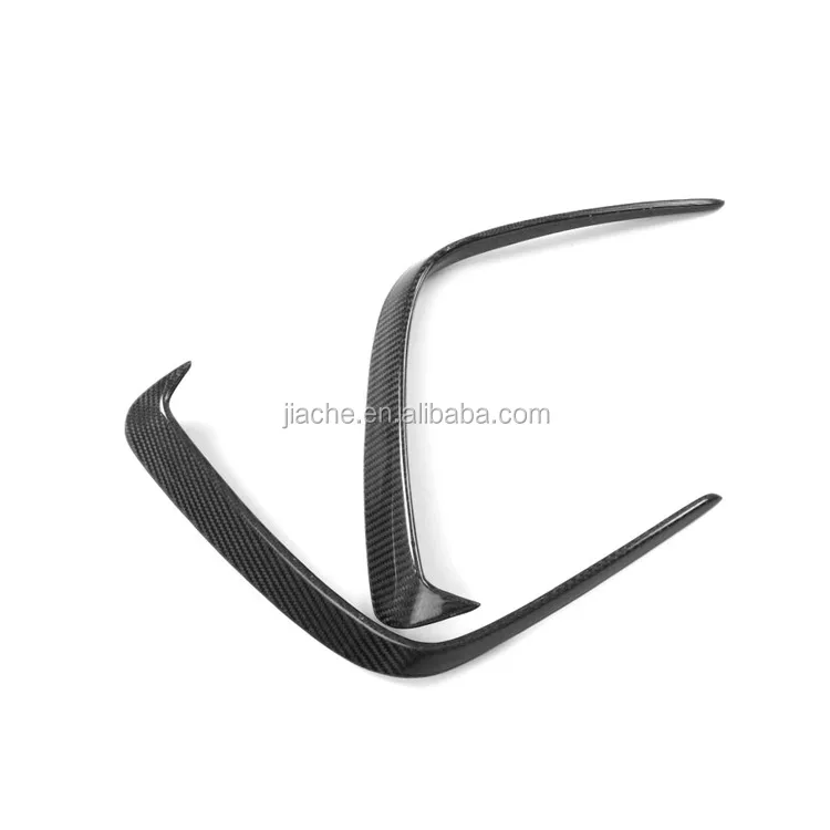 Carbon Fiber Rear Bumper Spoiler Vent Cover Trim for Mercedes-Benz A Class W176 A200 A260 A45 AMG 2014-2017 Not standard