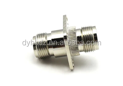 RF Coaxial Connector N Square Flange Jack Receptacle 4 holes mount panel