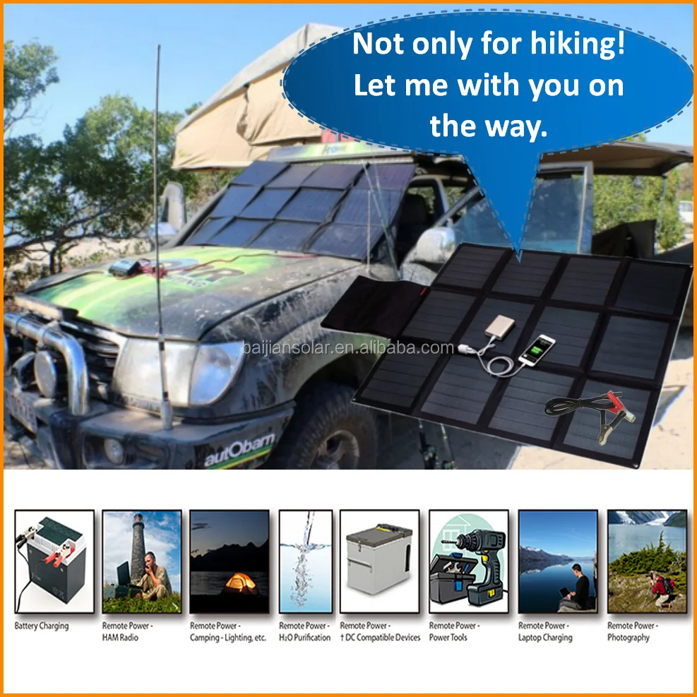 Складное уличное солнечное зарядное устройство ETFE