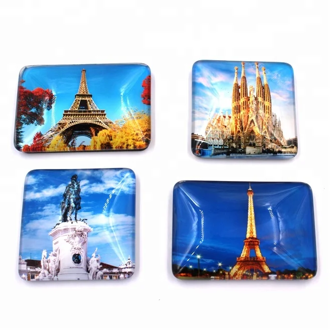 Оптовая продажа на заказ туристические сувенирные смола магнит на холодильник высокое качество эпоксидный магнит на холодильник