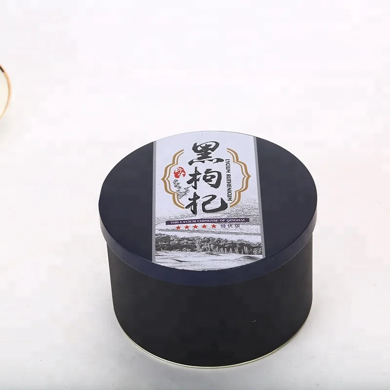 Factory Direct Supply Wholesale Round Tin Box Custom CMYK Printing Empty Tea Tin Can