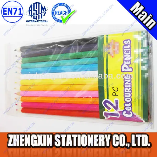 
china custom wooden Colored Pencil Set in Tin Box 