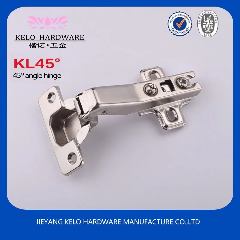 Special opening angle 45-degree hinge