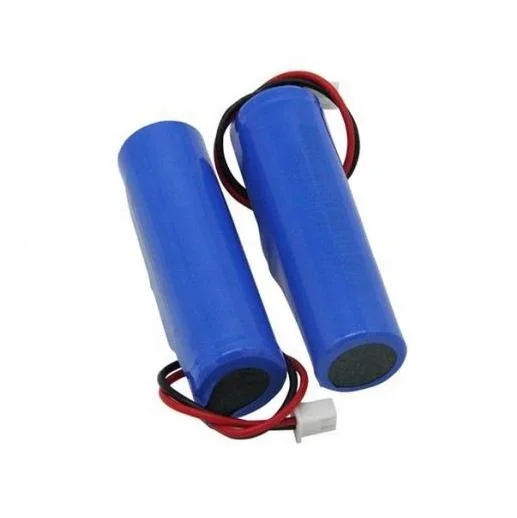 18650 Li-ion Battery 1S1P 3.7V 3000mAh 11.1Wh with Built in PCB Safety Protections Custom Cylindrical Batteries with Connector