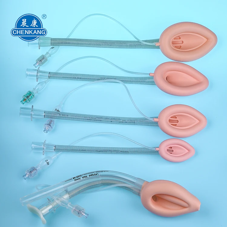 Заводская Горячая продажа усиленная вся силиконовая гортань маска airway