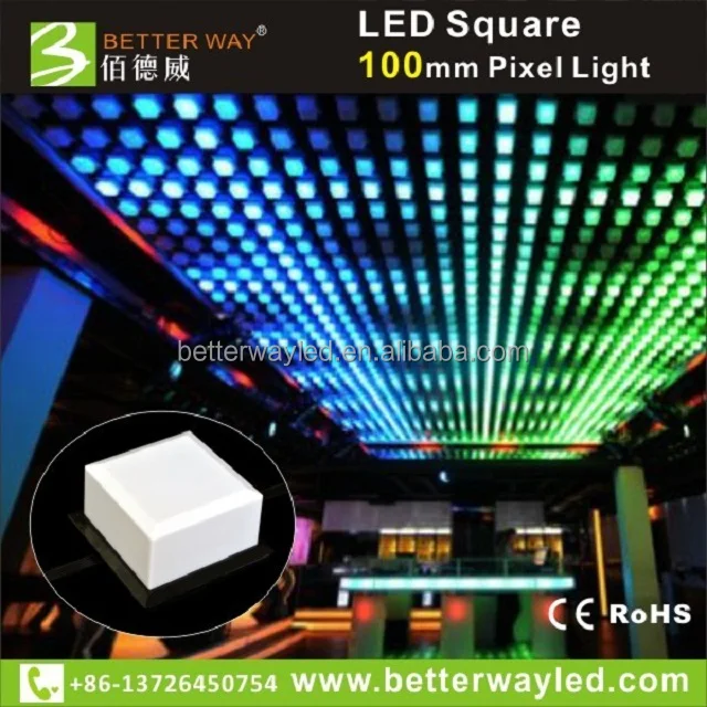 Rgb полный цвет dmx пиксель поле освещения smd 5050 чип gray65536 с Betterway artnet контроллер для продажи