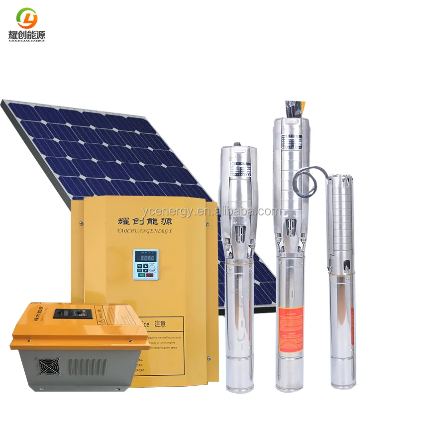 Погружной водяной мини-насос на солнечной батарее 1,1 кВт 1,5 л. С.