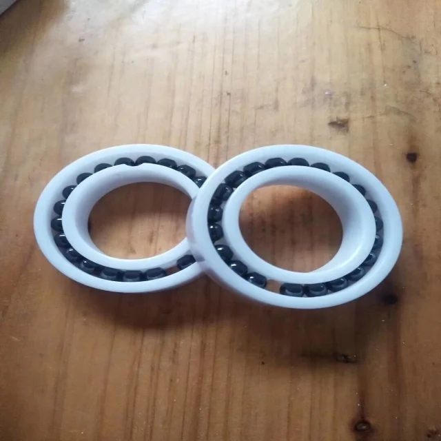 Однорядный шаровой подшипник ZrO2, Размер 15x24x5 мм, полностью керамический подшипник, 6802 2RS для ступицы велосипеда