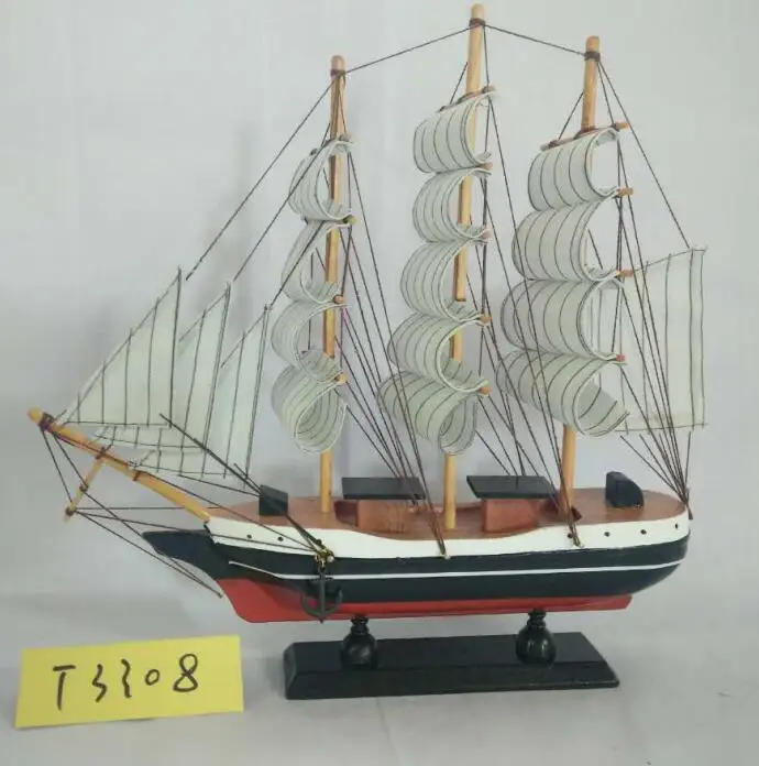 Length 33 CM Mix Style Antique Style Historical Tall Ship Model For Maritime Decoration PS014