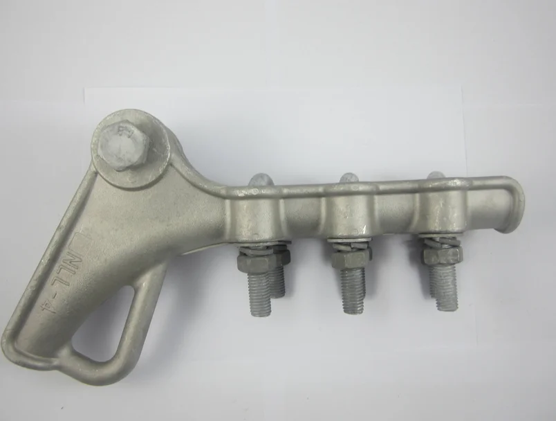 dead end clamp for high voltage power supply line tension clamp medium voltage accessories pole line connecting parts