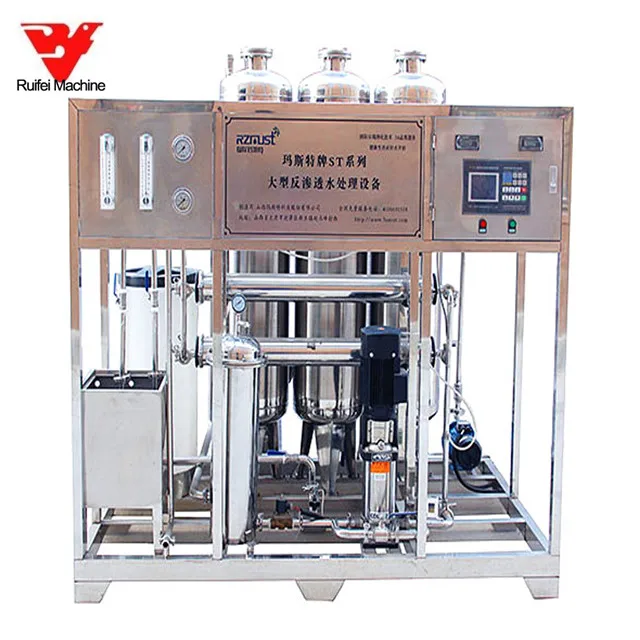 2000l/h Ro Water Treatment Purification Ro Plant Reverse Osmosis Filtration Water System Drinking Equipment Industrial Use
