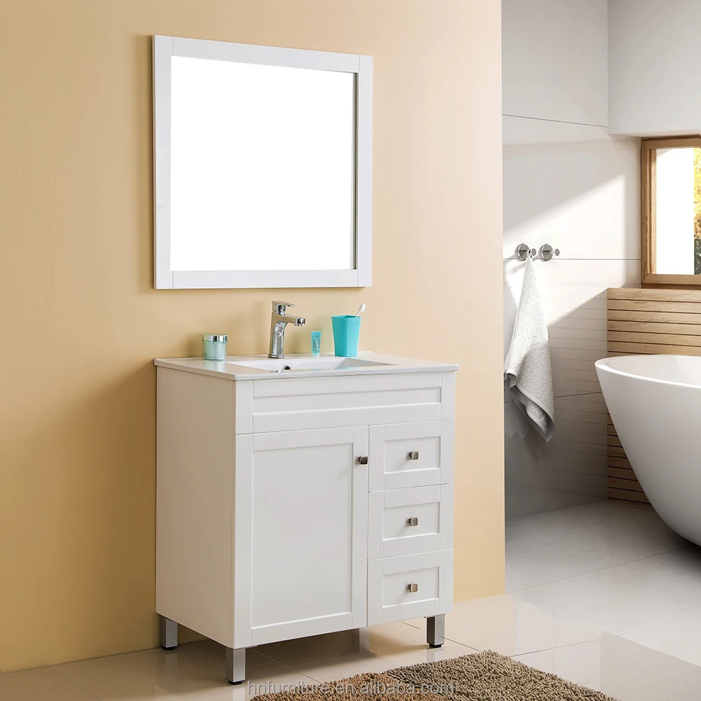 FSC certified bathroom vanity 60 inch blue bathroom vanity cabinet mirror bathroom furniture in uk