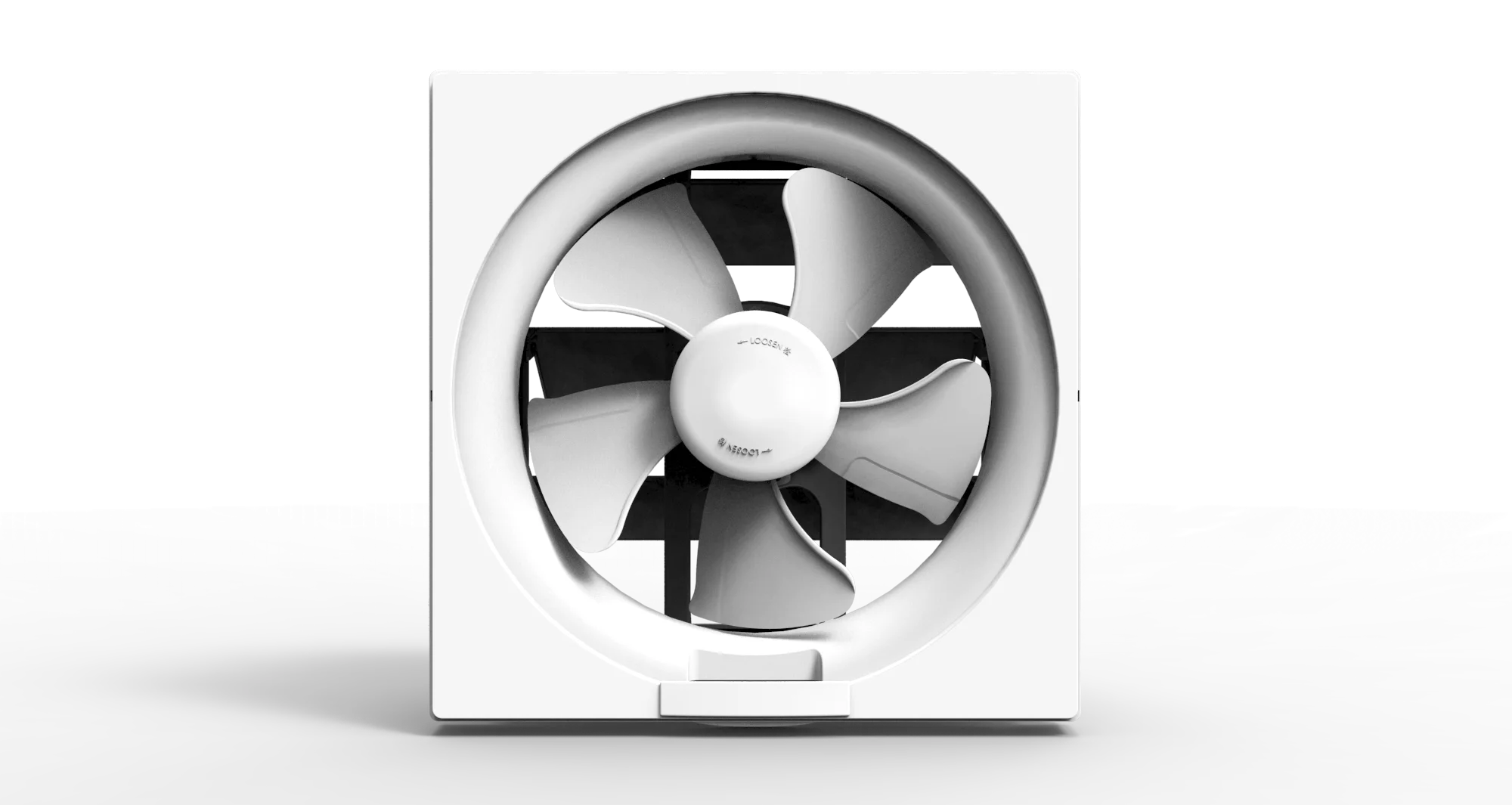 Newest 6/8/10/12 Inch ABS Plastic exhaust fan Square Exhaust fan