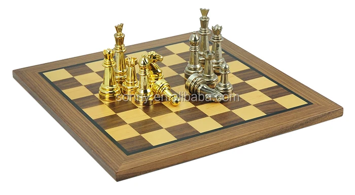 Custom Garden Wood Chess Board Game Set