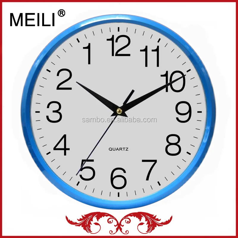 Anti Clockwise Reverse Movement Novelty Wall Clock