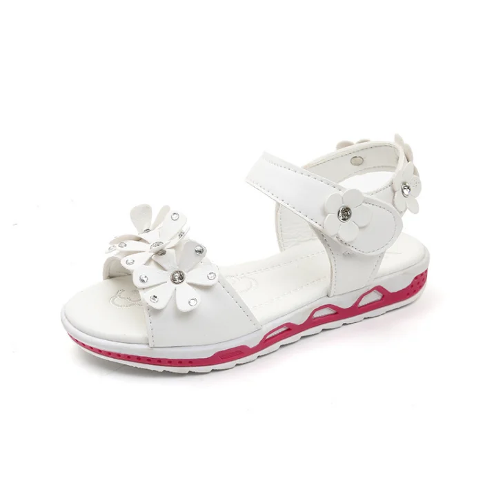 
Child Sandal Girls Fancy Leather Sandal Kids Summer Shoes 