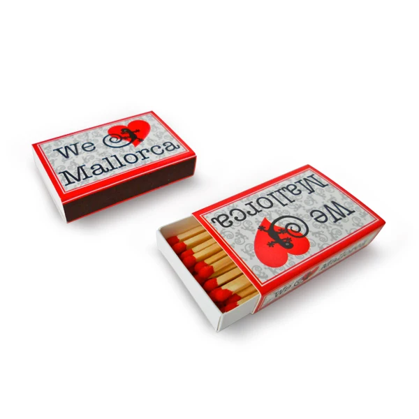 
Custom Good Quality Match Box Match Logo Printing Safety Matches Matchbox with Wooden 