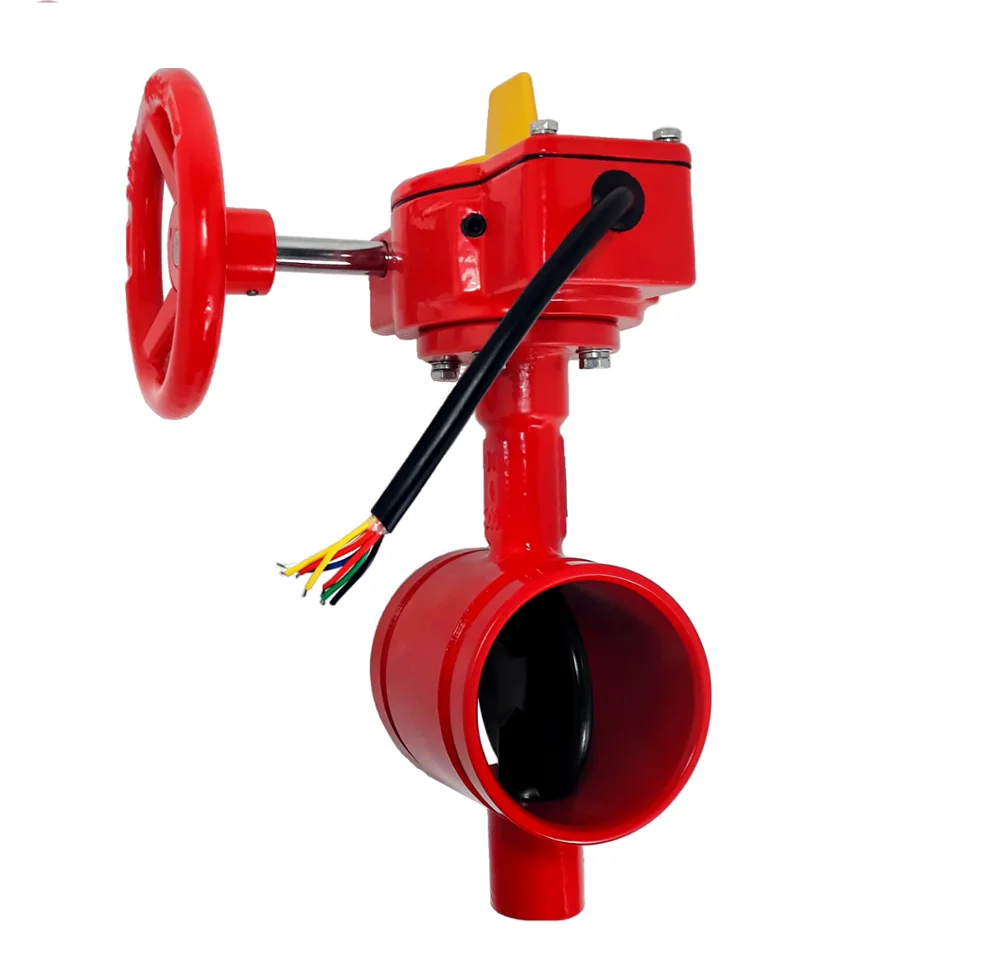 UL-List Groove Type Butterfly Valve for Fire Protection