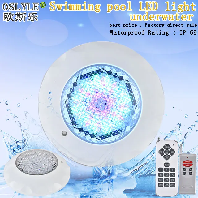 POOL LED LIGHT  UNDERWATER POOL WATERPROOF IP68 CE ROHS FCC RGB RGBW  OSH6005P-8 WALL MOUNTED SWIMMING POOL LAMP