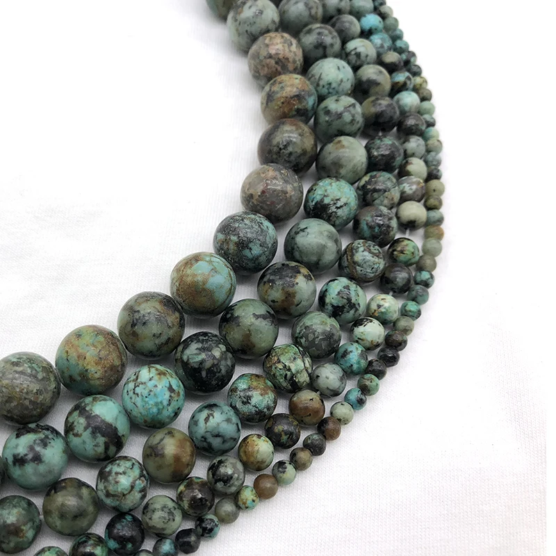 New arrivals natural african turquoise beads for jewelry making stone beads natural stone (AB1665)