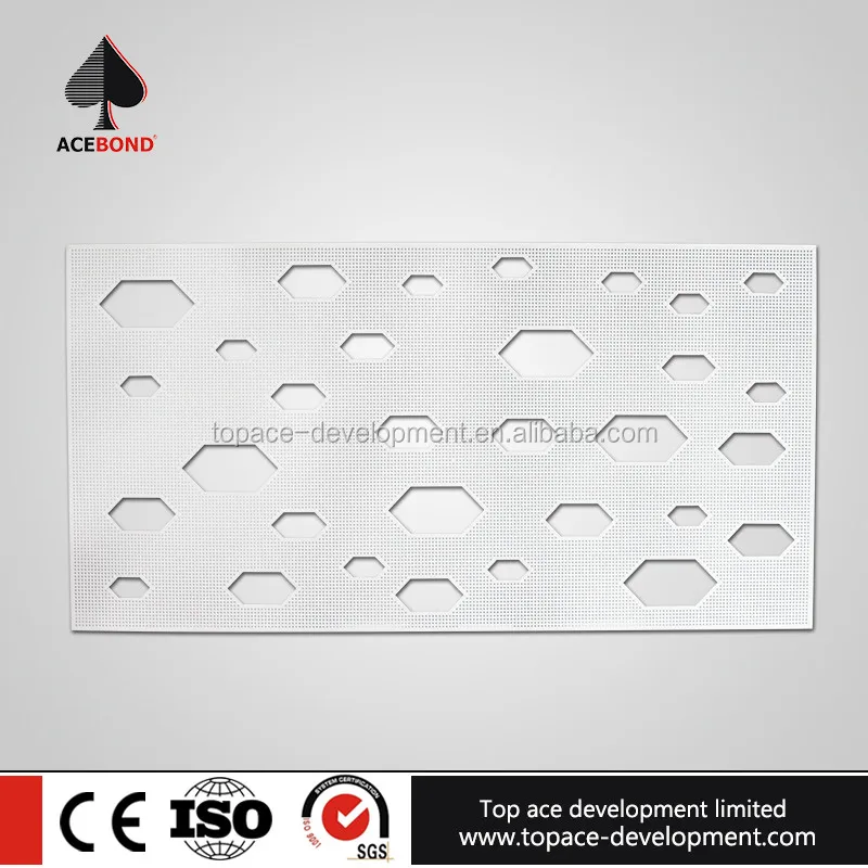 TOPACE 0.5mm Powder Coated Perforated Embossed Aluminum Sheet