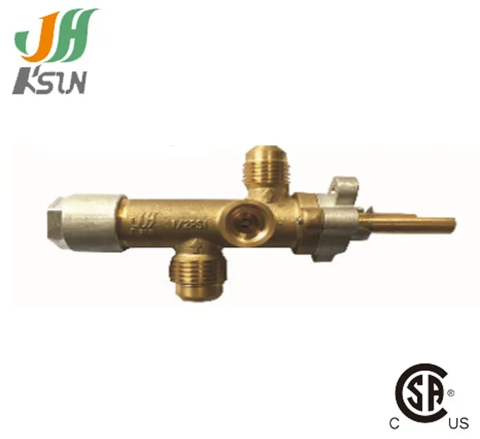 Gas Heater Brass Valve Gas Valve With Thermocouple lpg Flow Control Valve
