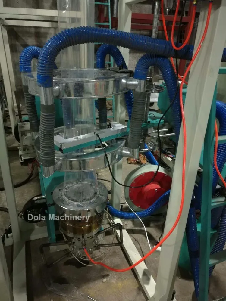 
LDPE PE Zipper Self Closing Bag Ziplock Plastic Film Blowing Machine 