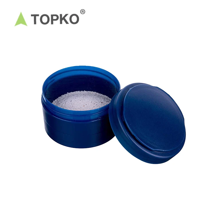 TOPKO 500ml 2-layer protein shaker water bottle with storage