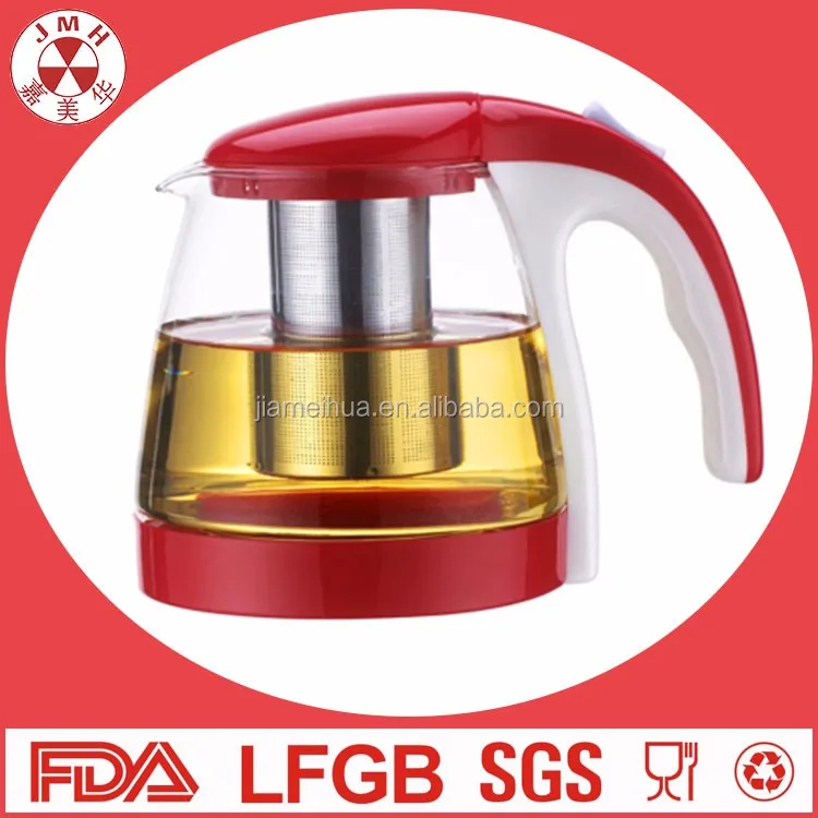 
Free sample high quality moroccan glass tea coffee pot set with infuser 