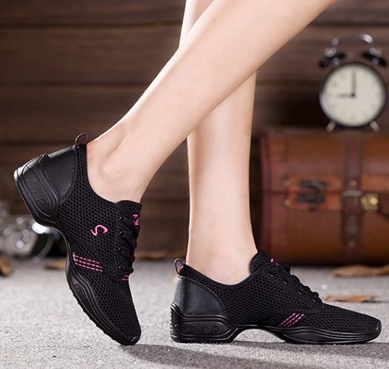 Breathable Non-slip Sneaker Jazz Dance Shoes for Women