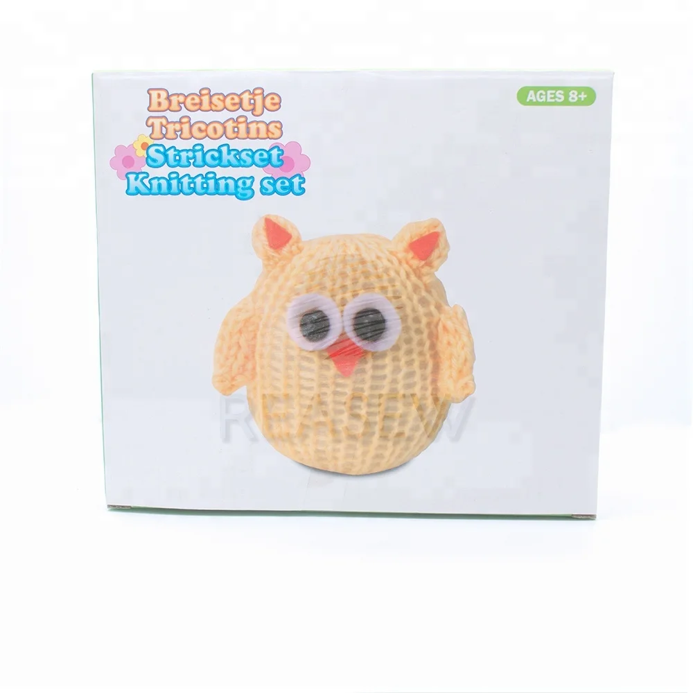 Hot Sales DIY Knitted Yarn Cute Animal Crochet Craft Sets