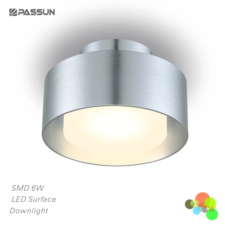 PASSUN NEW product aluminium anodized gold design led down lights