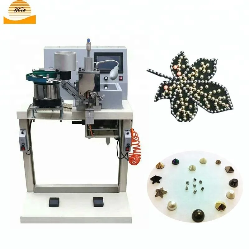 
Automatic Nail Beads Attaching Setting Machine Pearl Beading Fixing Machine 
