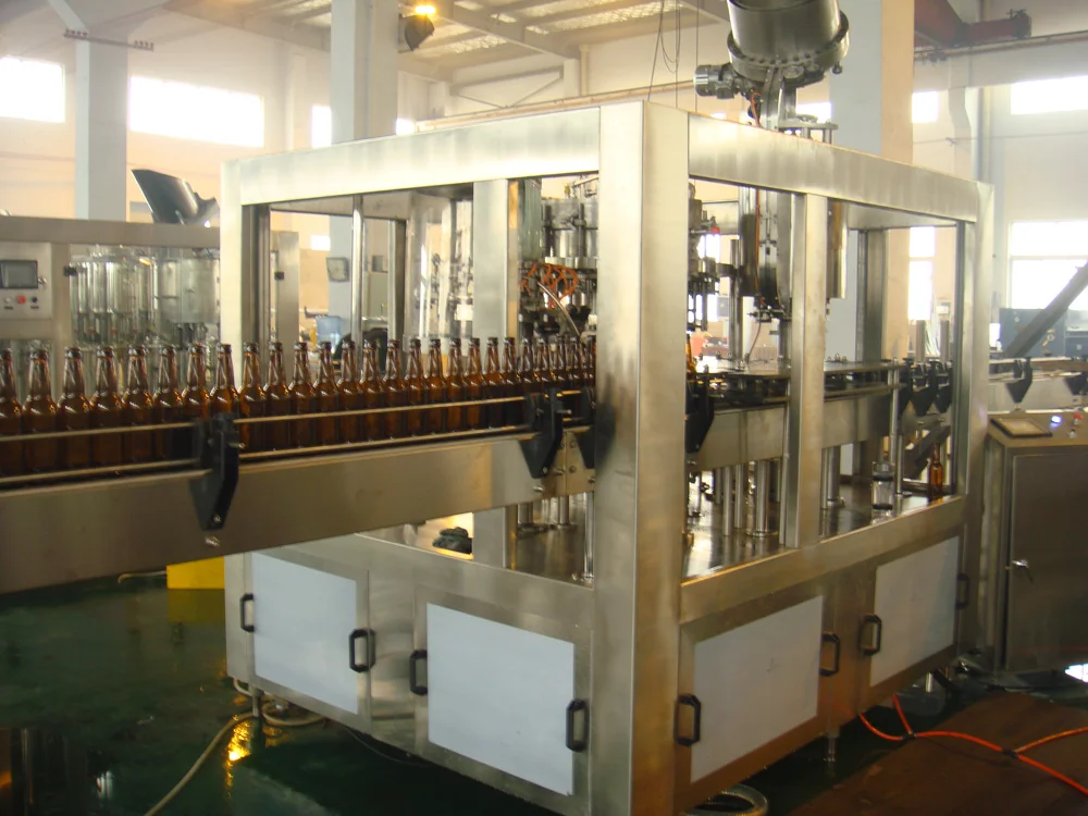 6-6-1/16-16-6 filling capping unit beer filling machine
