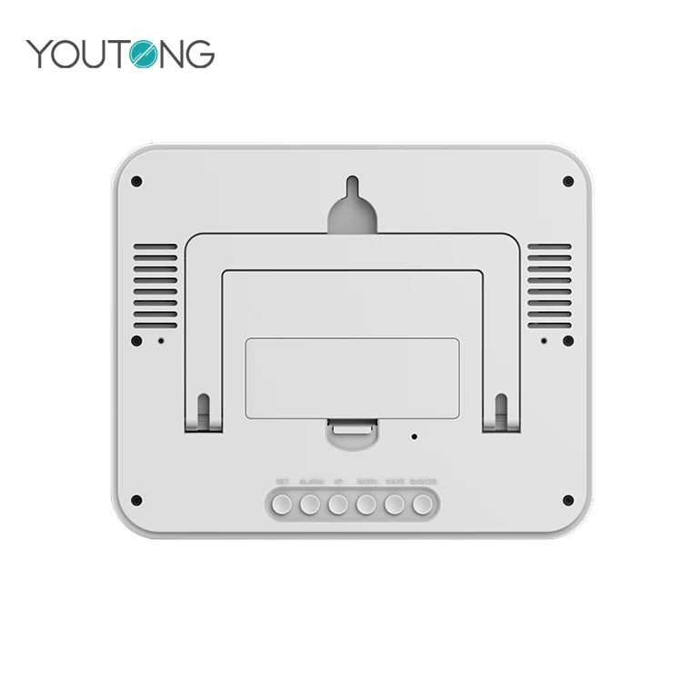 High Quality LCD Display Digital Alarm Wall Clock With Date Radio Controlled Clock