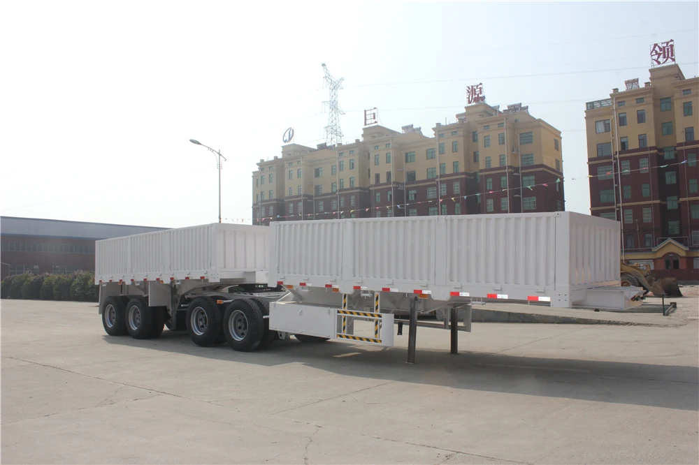 Super link  side tipper trailer train type double b super link side dump semi  trailer