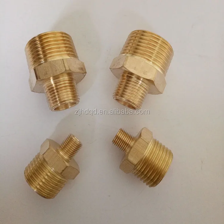 Brass extension pipe fittings ,customsized nipple brass connector ,brass M/F Reducing extension sockets
