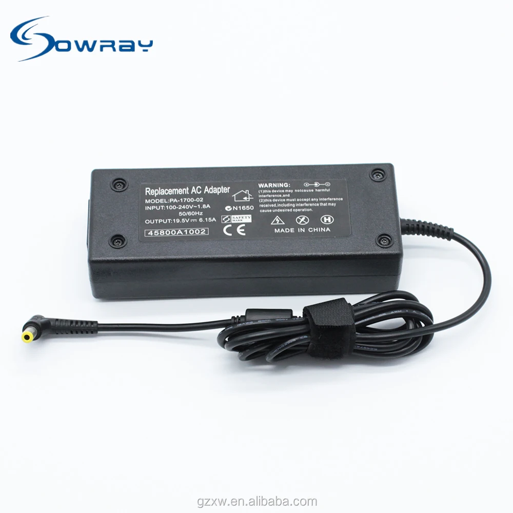 Оптовая ноутбук 120 Вт питания 19.5 В 6.15a адаптер переменного тока для IBM ноутбук POE зарядные устройства
