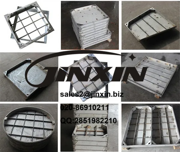
JINXIN Custom 304 316 Stainless Steel Square Sewer Manhole Cover 