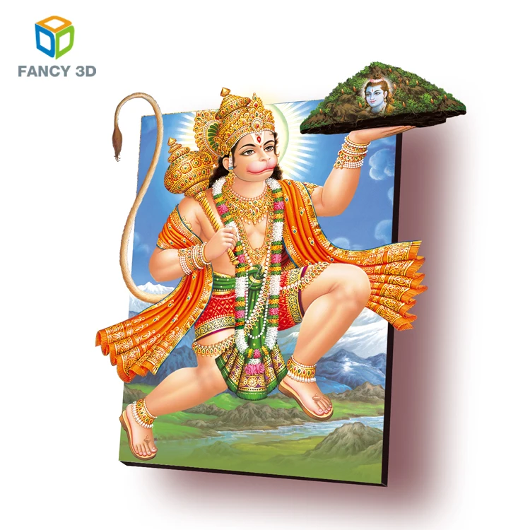
Zebulun Hot Selling Products Plastic PP 3D Lenticular Wall Hindu God Printing Poster  (60754849625)